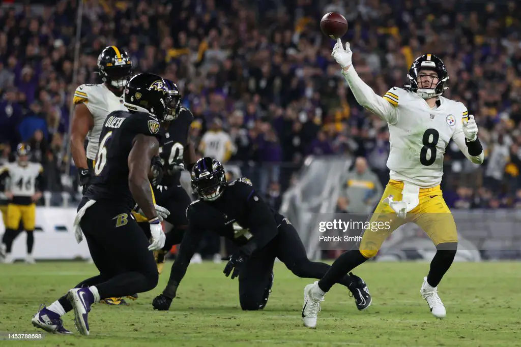 Steelers Kenny Pickett game-winning touchdown pass versus Ravens