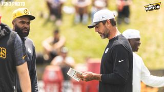 Steelers' Aaron Rodgers Has Been In Communication With Exciting All-Pro Wide Receiver That Could Join Pittsburgh (Steelers News). Photo by Jordan Schofield / SteelerNation (X: @JSKO_PHOTO)