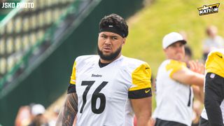 Steelers' Mike McCarthy Is "Confident" In The Offensive Line, But Insists Pittsburgh Will Add To The Trenches In 2026 NFL Draft (Steelers News). Photo by Jordan Schofield / SteelerNation (X: @JSKO_PHOTO)