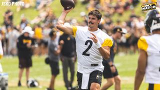 Steelers' Ben Roethlisberger Makes Direct Statement About Mason Rudolph's Spot On QB Depth Chart (Steelers News). Photo by Jordan Schofield / SteelerNation (X: @JSKO_PHOTO)