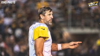 "Other Guys Gotta Get Open": Steelers' Aaron Rodgers Gives Receiving Corps Huge Wake-Up Call (Steelers News). Photo by Jordan Schofield / SteelerNation (X: @JSKO_PHOTO)
