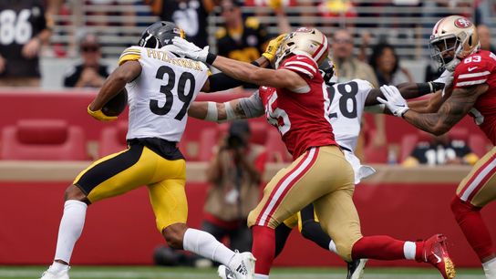 Steelers Minkah Fitzpatrick and 49ers George Kittle Steelers Minkah Fitzpatrick and 49ers George Kittle