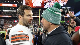 Steelers' Aaron Rodgers Gets Very Honest About Joe Flacco's Age (Steelers News). Photo by Joshua Gunter / cleveland.com