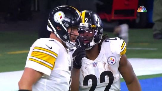 Steelers' Najee Harris and Ben Roethlisberger Steelers' Najee Harris and Ben Roethlisberger