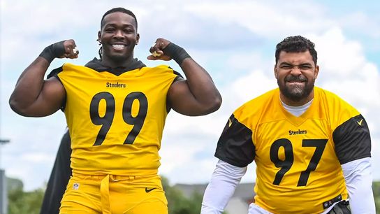 Steelers' Larry Ogunjobi Cam Heyward Steelers' Larry Ogunjobi Cam Heyward