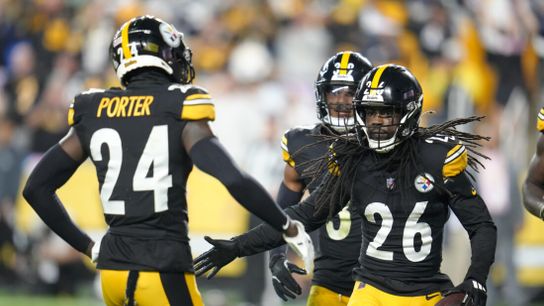 Steelers' Joey Porter Jr. Donte Jackson Steelers' Joey Porter Jr. Donte Jackson