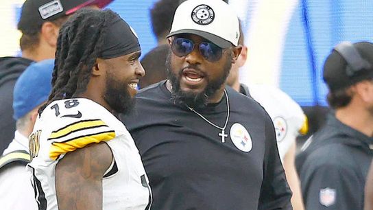 Steelers' Mike Tomlin Diontae Johnson Steelers' Mike Tomlin Diontae Johnson