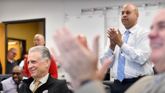 Steelers' Art Rooney II and Omar Khan Steelers' Art Rooney II and Omar Khan