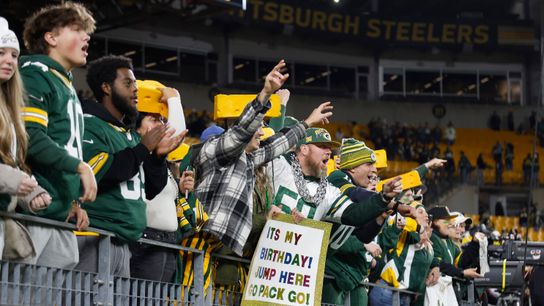 Steelers' Green Bay Packers fans