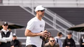 Steelers Fully Aware Of Aaron Rodgers' Issue With Mobility And Will Lean On Young Offensive Line In 2025 (Steelers News). Photo by Aubrey Lao / Getty Images 