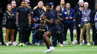 Steelers Just Got A Brutally Honest Warning About Drafting Shedeur Sanders (Steelers News). Photo by Michael Ciaglo / Imagn Images