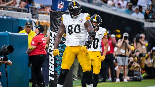 Steelers' tight end Darnell Washington