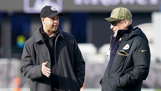 Steelers Omar Khan and Art Rooney II Steelers Omar Khan and Art Rooney II