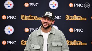 "He's Going To Try To Play": Steelers New WR Michael Pittman Jr Confident In Aaron Rodgers Returning (Steelers News). Photo by Taylor Ollason / Pittsburgh Steelers