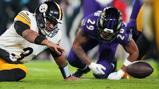 Steelers' Russell Wilson Reveals Exactly What Happened During His Red Zone Fumble (Steelers News). Photo by Baltimore Ravens
