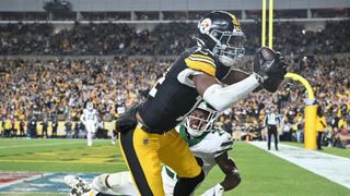 Steelers Insider Hints At Huge Trade Value For George Pickens (Steelers News). Photo by Barry Reeger / Imagn Images