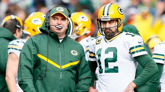 Steelers Mike McCarthy and Aaron Rodgers