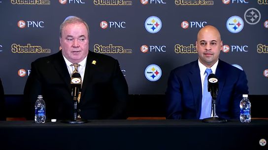 Steelers' Mike McCarthy and Omar Khan