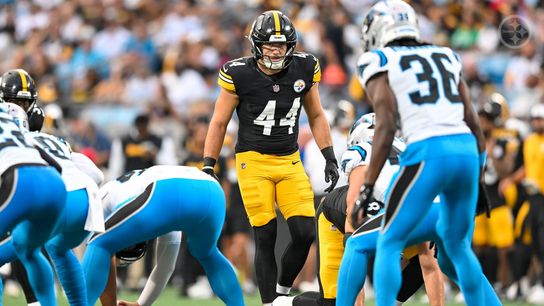 Steelers' linebacker Carson Bruener during the 2025 preseason.