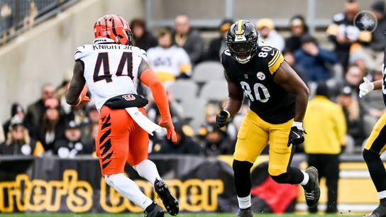 Steelers tight end Darnell Washington runs a route during Pittsburgh's 34-12 win over the Cincinnati Bengals in Week 11 of the 2025 NFL Regular Season. Steelers tight end Darnell Washington runs a route during Pittsburgh's 34-12 win over the Cincinnati Bengals in Week 11 of the 2025 NFL Regular Season.