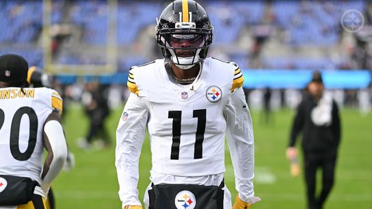 Steelers wide receiver Marquez Valdes-Scantling warming up prior to Pittsburgh's 27-22 win over the Baltimore Ravens in Week 14 of the 2025 NFL Regular Season. Steelers wide receiver Marquez Valdes-Scantling warming up prior to Pittsburgh's 27-22 win over the Baltimore Ravens in Week 14 of the 2025 NFL Regular Season.
