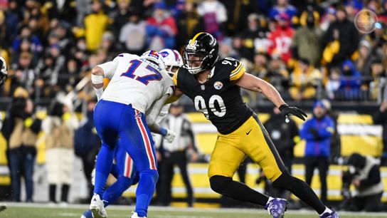 Steelers linebacker attempts to tackle Bills quarterback Josh Allen during Pittsburgh's 26-7 loss in Week 13 of the 2025 NFL Regular Season. Steelers linebacker attempts to tackle Bills quarterback Josh Allen during Pittsburgh's 26-7 loss in Week 13 of the 2025 NFL Regular Season.