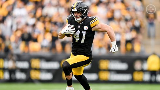 Payton Wilson running with the football after intercepting Daniel Jones during the Steelers' 27-20 win over the Indianapolis Colts in Week 9 of the 2025 NFL Season. Payton Wilson running with the football after intercepting Daniel Jones during the Steelers' 27-20 win over the Indianapolis Colts in Week 9 of the 2025 NFL Season.