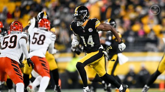 Former Steelers wide receiver George Pickens (14) during a regular season matchup between the Pittsburgh Steelers and Cincinnati Bengals. Former Steelers wide receiver George Pickens (14) during a regular season matchup between the Pittsburgh Steelers and Cincinnati Bengals.