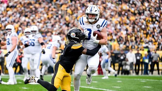 Steelers cornerback Jalen Ramsey (5) during a regular season matchup between the Pittsburgh Steelers and Indianapolis Colts.
