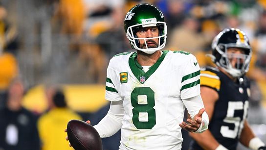 Aaron Rodgers during a game versus the Steelers on October 20, 2024 at Acrisure Stadium. Aaron Rodgers during a game versus the Steelers on October 20, 2024 at Acrisure Stadium.