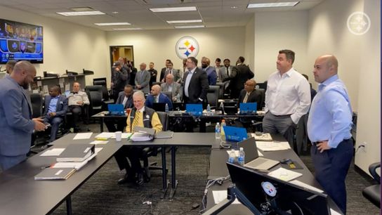 Pittsburgh Steelers Andy Weidl Omar Khan Mike Tomlin Art Rooney II Pittsburgh Steelers Andy Weidl Omar Khan Mike Tomlin Art Rooney II