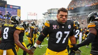 Steelers' Cam Heyward Wildly Called "Soft" For New Comments Surrounding Aaron Rodgers (Steelers News). Photo by Karl Roser / Pittsburgh Steelers