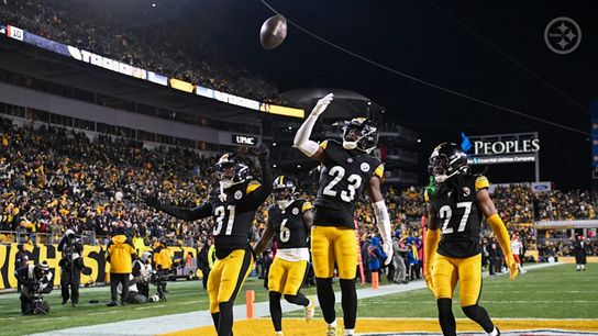 Pittsburgh Steelers Beanie Bishop, Damontae Kazee, Patrick Queen and Cory Trice Jr Pittsburgh Steelers Beanie Bishop, Damontae Kazee, Patrick Queen and Cory Trice Jr
