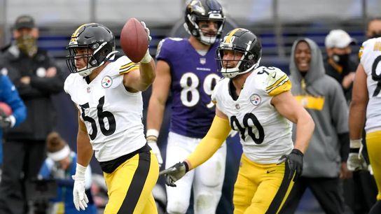 Steelers' Alex Highsmith and TJ Watt Steelers' Alex Highsmith and TJ Watt
