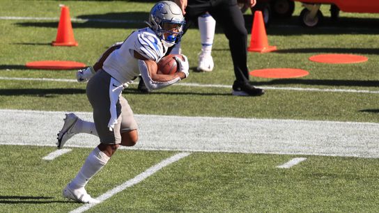 Memphis (now-Steelers) WR Calvin Austin III returns a punt for touchdown against Mississippi State