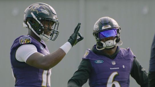 Ravens' Patrick Queen and Roquan Smith, Steelers Ravens' Patrick Queen and Roquan Smith, Steelers