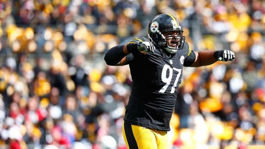 Steelers veteran Cam Heyward during a game Steelers veteran Cam Heyward during a game