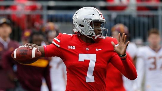 Steelers QB, Dwayne Haskins Jr., while at Ohio State Steelers QB, Dwayne Haskins Jr., while at Ohio State