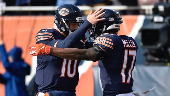 Steelers' Mitch Trubisky and Anthony Miller