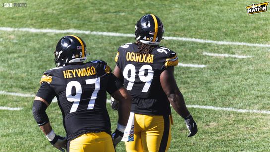 Steelers DL Cam Heyward and Larry Ogunjobi