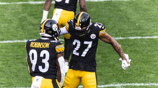 Steelers Marcus Allen and Mark Robinson Steelers Mark Robinson