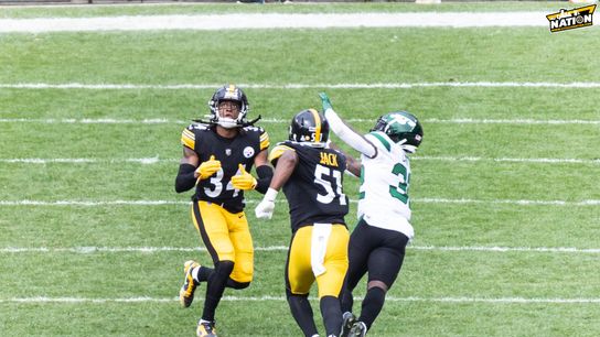Steelers safety Terrell Edmunds and linebacker Myles Jack