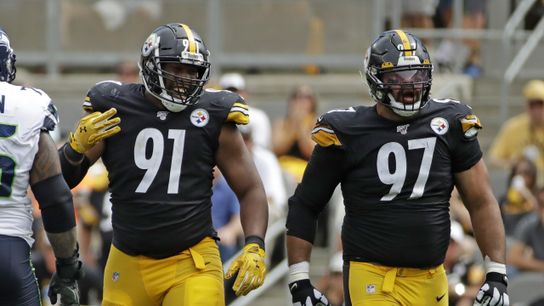 Steelers Stephon Tuitt and Cameron Heyward Steelers Stephon Tuitt and Cameron Heyward