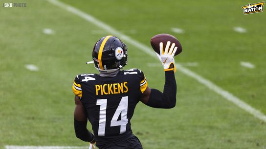 Steelers Wide Receiver George Pickens will need to pick up the slack with Diontae Johnson out for several weeks in 2023 Steelers Wide Receiver George Pickens will need to pick up the slack with Diontae Johnson out for several weeks in 2023