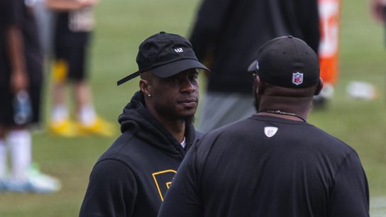 Steelers Ike Taylor and Mike Tomlin Steelers Ike Taylor and Mike Tomlin
