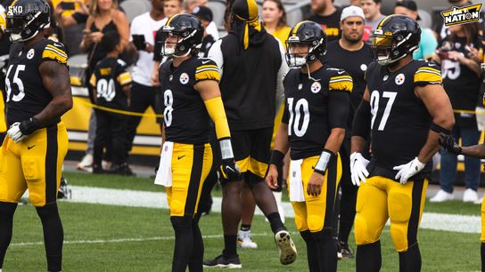 Steelers Mitch Trubisky and Kenny Pickett Steelers Mitch Trubisky and Kenny Pickett