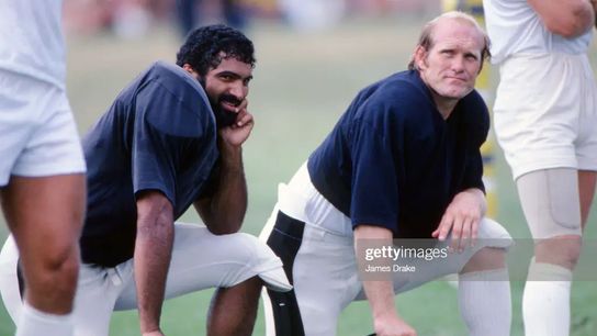 Steelers Bradshaw and Harris