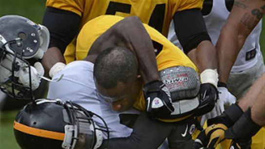 Steelers' Ike Taylor and Antonio Brown