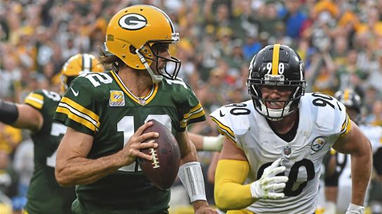 Steelers Aaron Rodgers TJ Watt