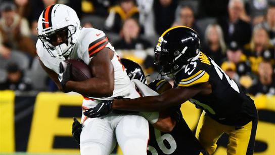 Steelers Browns Nick Chubb Steelers Browns Nick Chubb